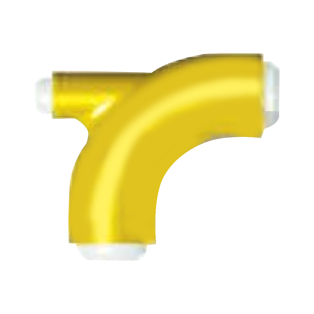 Siku Sapu Panjang 90° dengan alur keluar 2